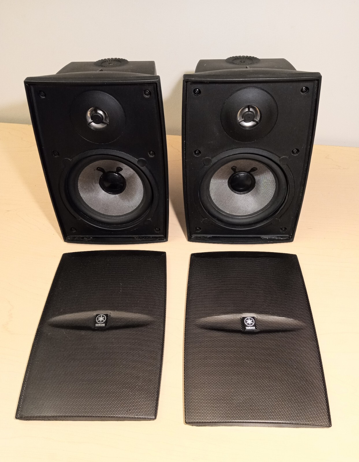 Pair Yamaha NS-AW1 Two-Way Indoor/Outdoor Black Speakers – tested