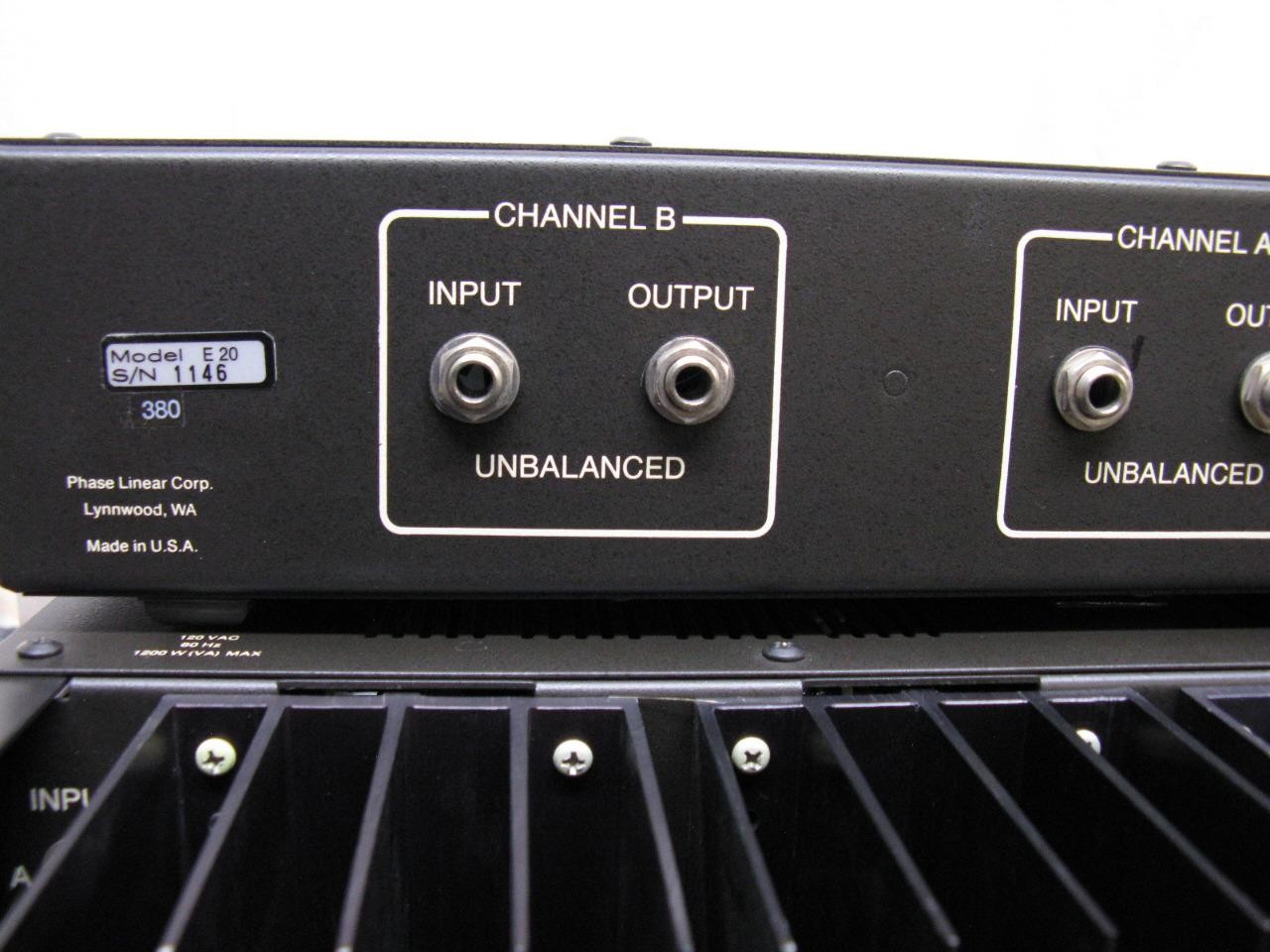 Phase Linear A60 Power Amplifer & E20 Equalizer – Pro Series *Demo in Video*
