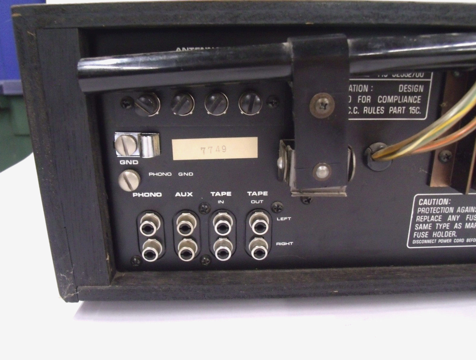 Vintage 1970s Sears Fisher Wood Grain Stereo Receiver 143.92532700 Made in Japan