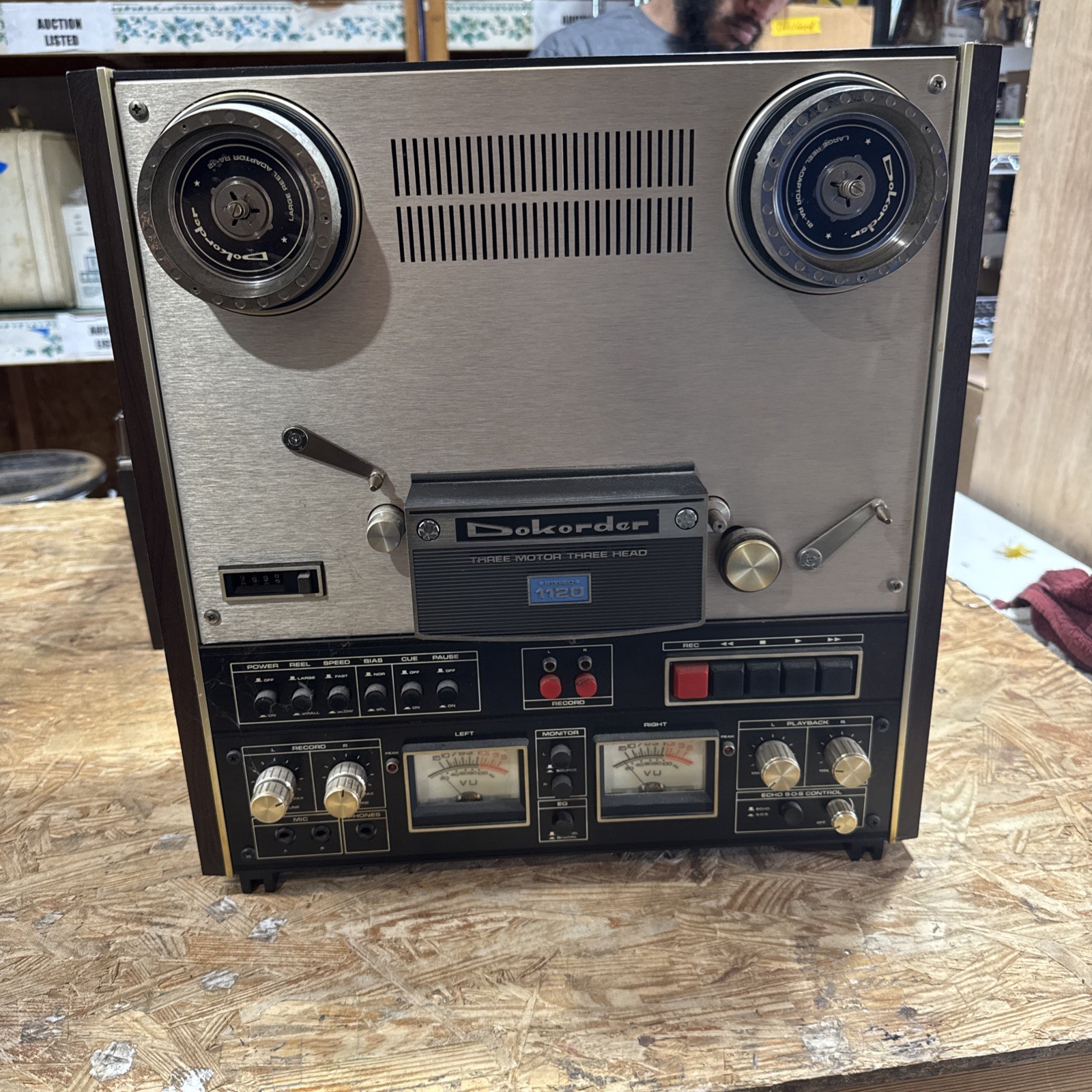 Dokorder 1120 Reel To Reel Tape Deck Great Cosmetic and Working Condition