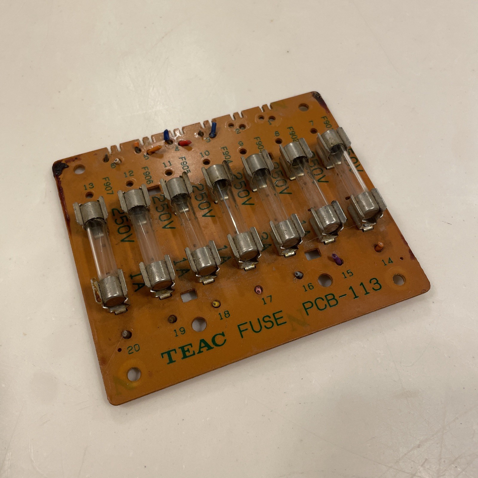 TEAC A-3440 Fuse PCB-113 Circuit Board Replacement