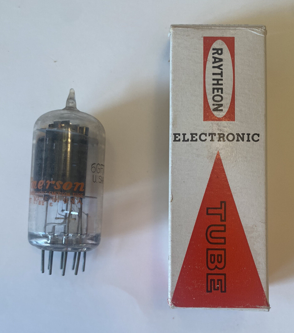 Raytheon Vacuum Tube 6GF7A USA Radio Electron Tube Vintage