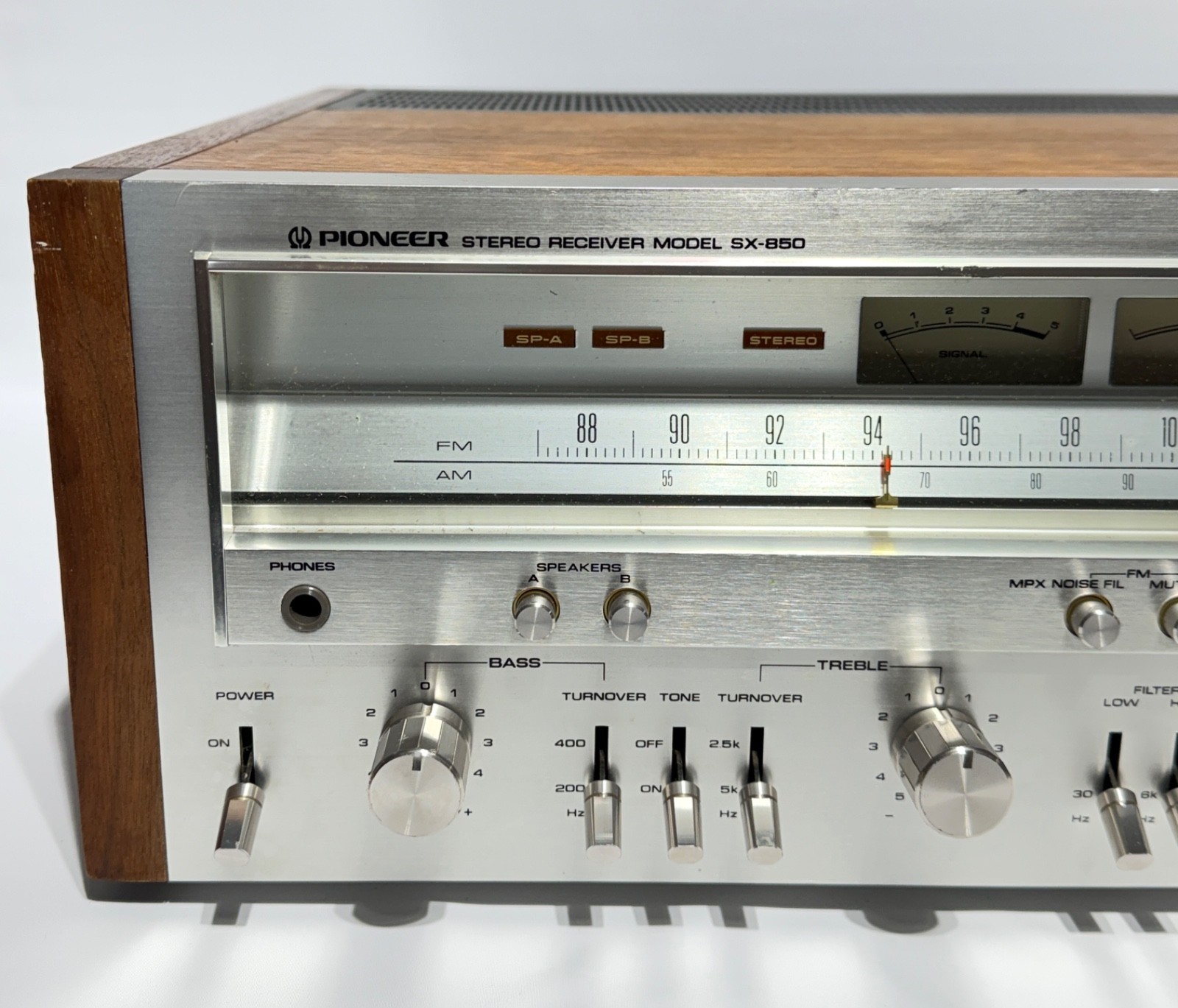 Vintage Pioneer Stereo Receiver SX-850 Works Made in Japan