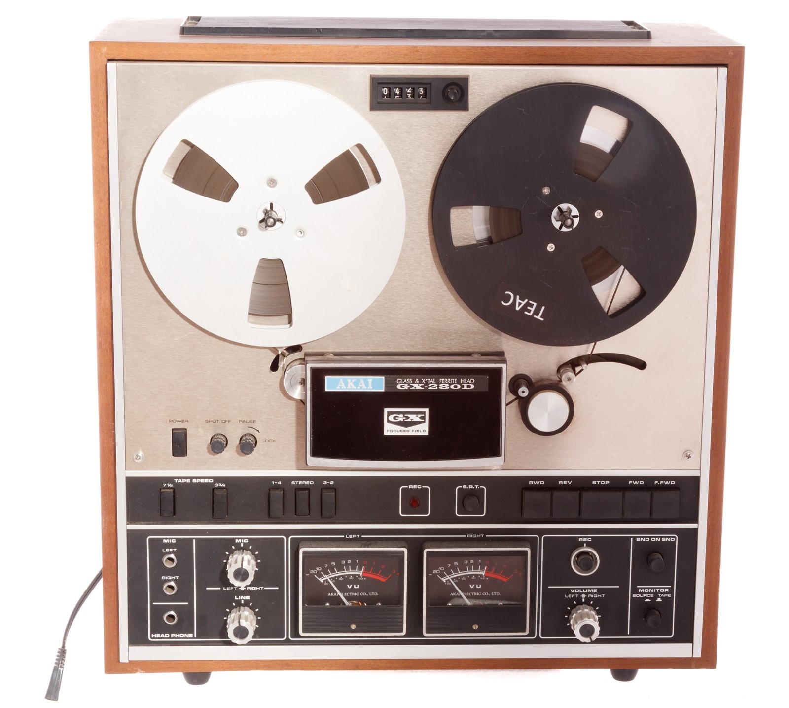 AKAI GX 280D Stereo Reel To Reel Tape Deck TESTED SERVICED