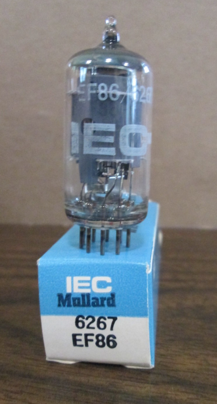 NEW IEC Mullard 6267 EF68 HiFi Ham Radio Amp Vacuum Tube IOB