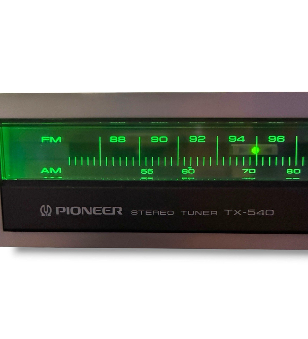 VTG Pioneer TX-540 Stereo Tuner AM/FM Analog Radio Component Hi-Fi Silver JAPAN