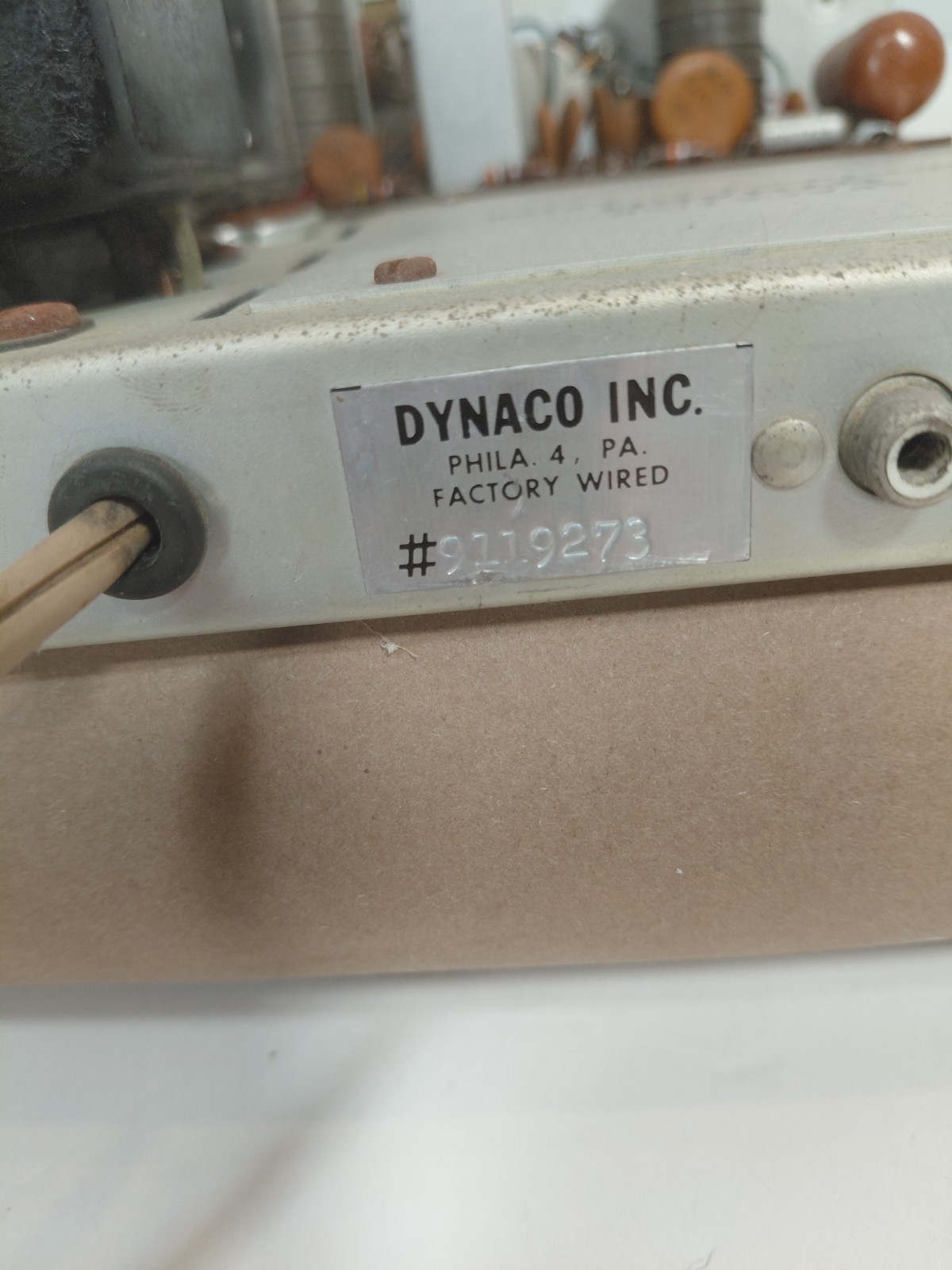 Vintage Dynaco / Dynatuner Model FM-1 Tube FM Tuner / Working