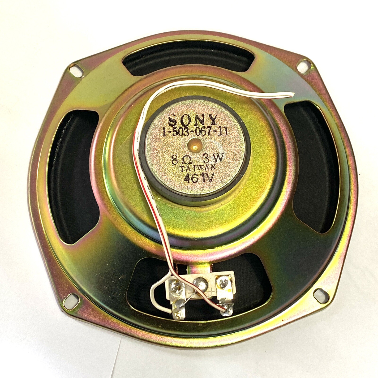 SONY ICF-9740W AM/FM Tabletop Radio Parts Speaker 1-503-067-11 8Ohm 3W Tested