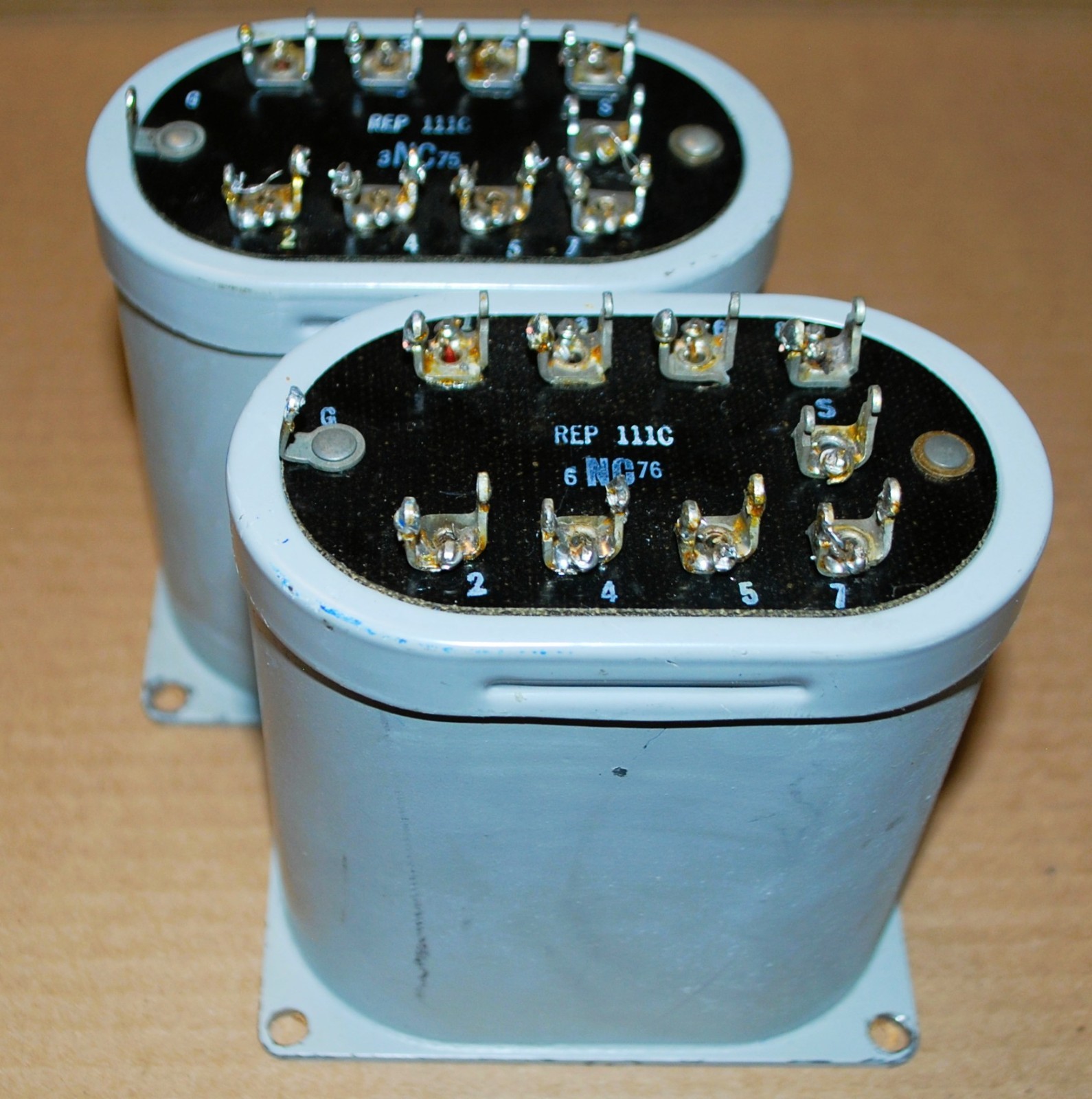 MATCHED PAIR WESTERN ELECTRIC REP 111C REPEATING Transformers