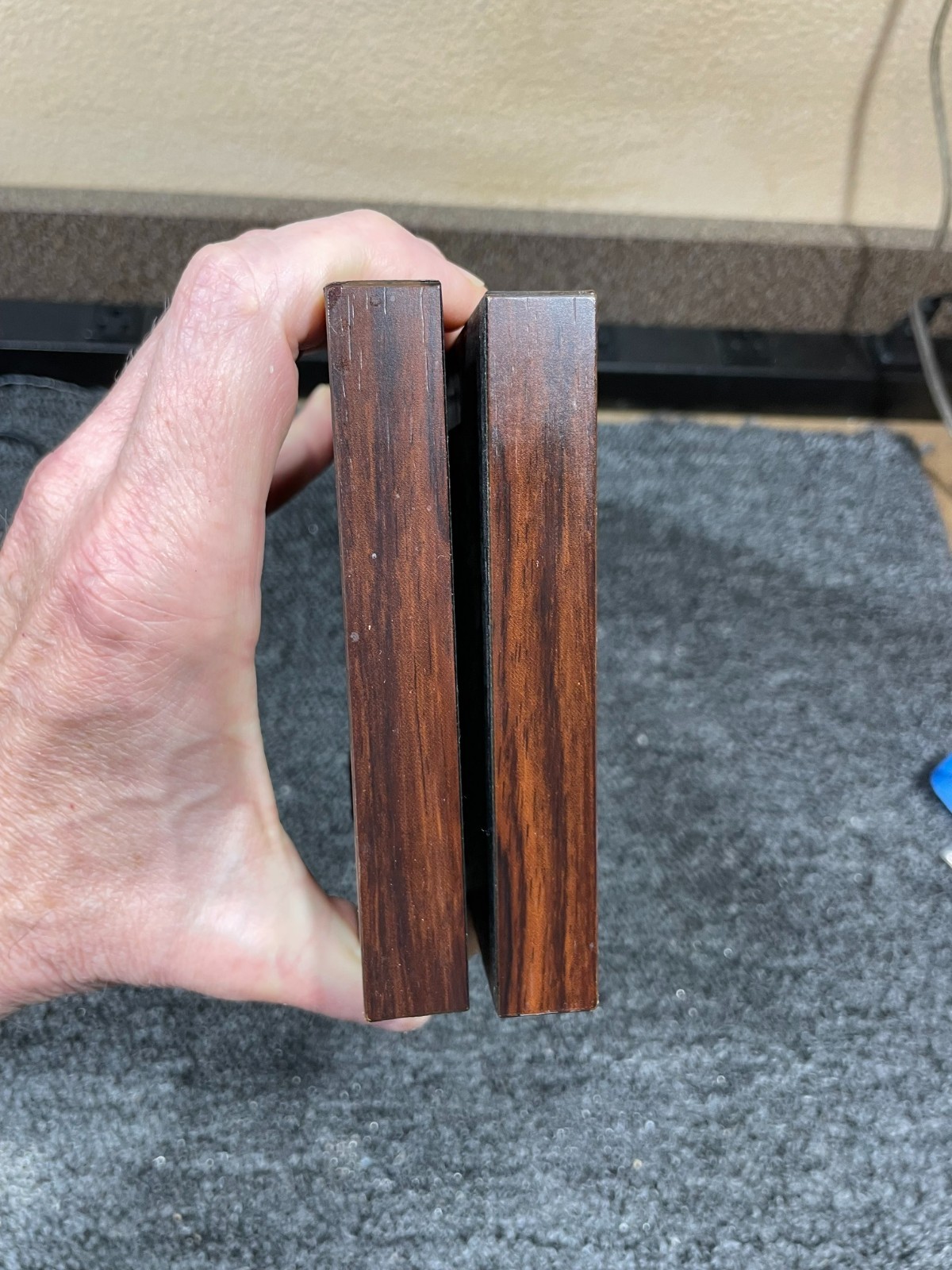 Sony ES Wood Side Panels From TC-WR90ES may fit others – See dimensions in pics