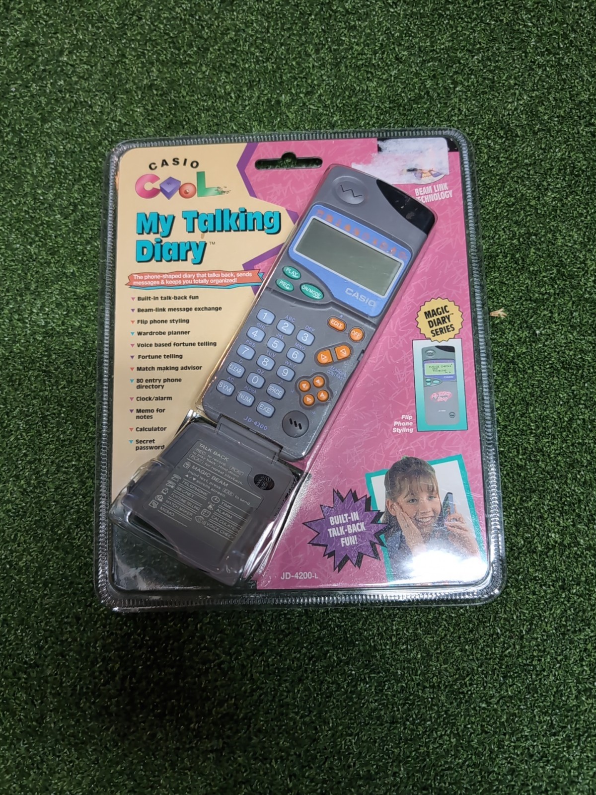 Vintage Casio Cool My Talking Diary JD-4200-L NEW Sealed Toy Rare Talks Back