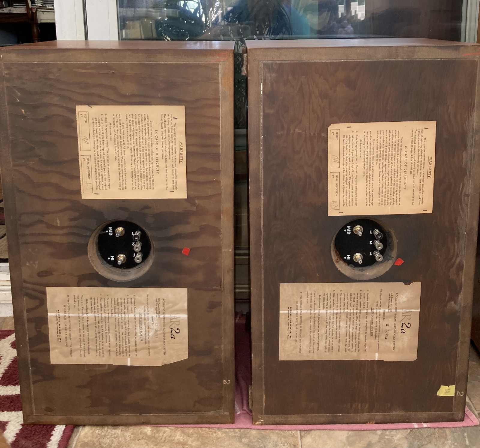 Vintage Acoustic Research AR2a