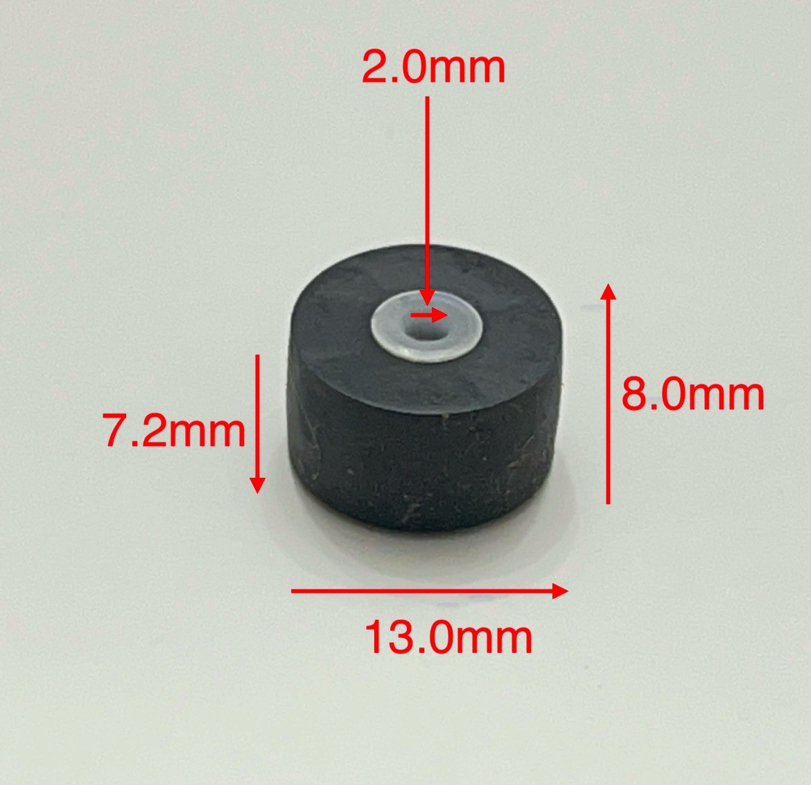 2 PCS Genuine Spare Part Pinch Roller for Most Sony TC-WR series cassette