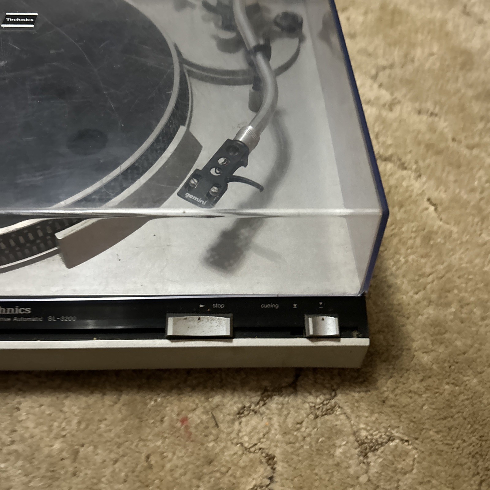 Vintage TECHNICS SL-3200 Direct Drive Automatic Turntable System As Is