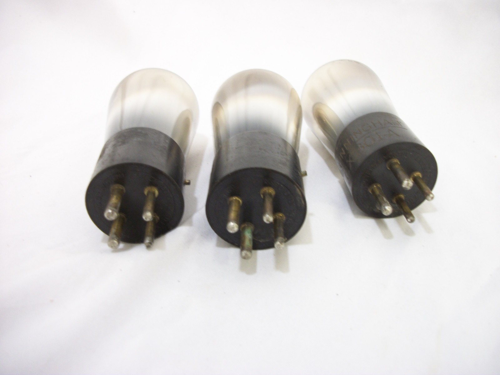 (3) CX-301-A Cunningham Vacuum Tubes – Good filaments – Free shipping in USA
