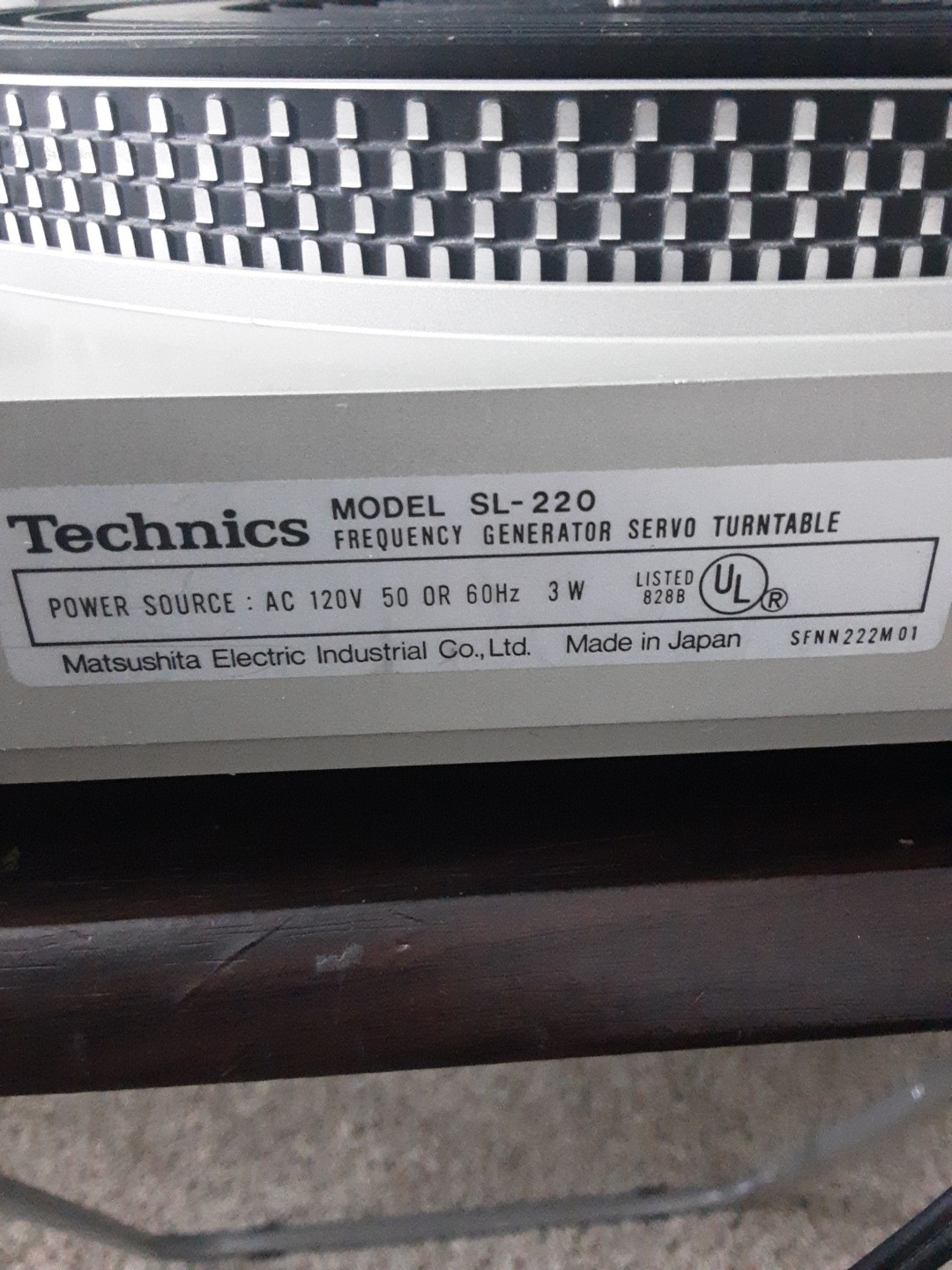 Turntable Technics Sl-220 Servo Automatic Works 💪great