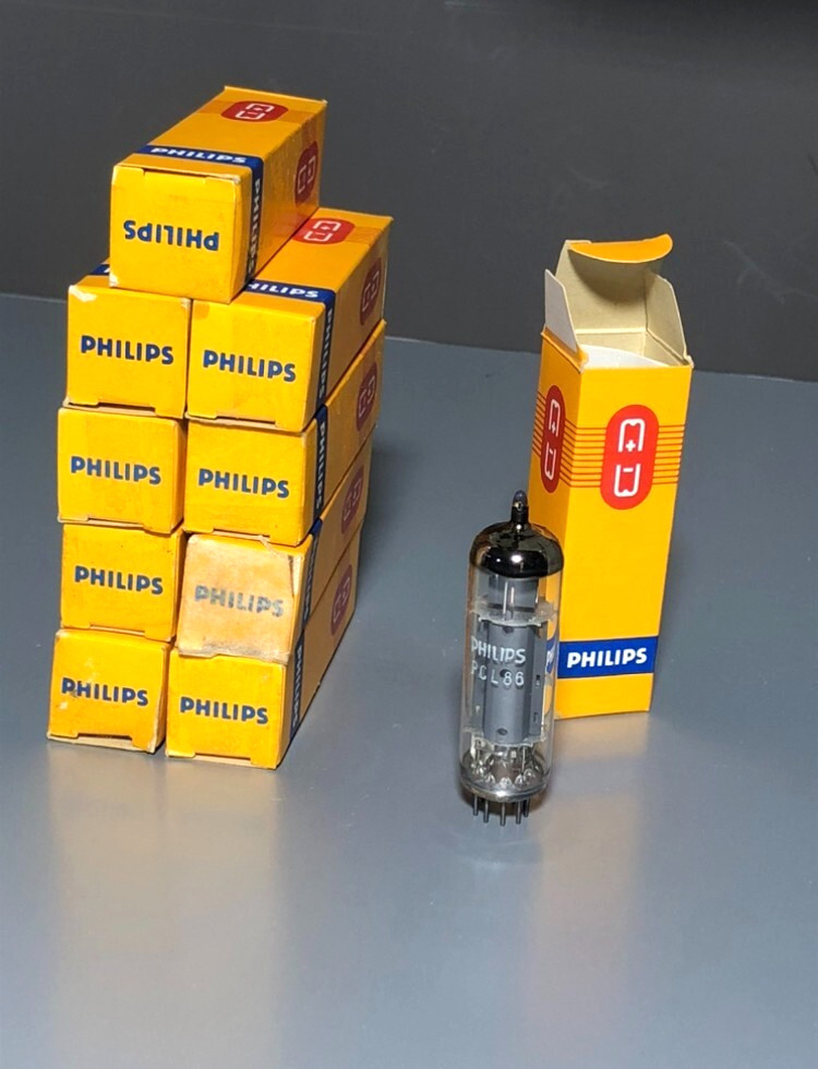 Lot of 6 Philips PCL86 Tubes – NOS – New in Original Boxes – Vintage