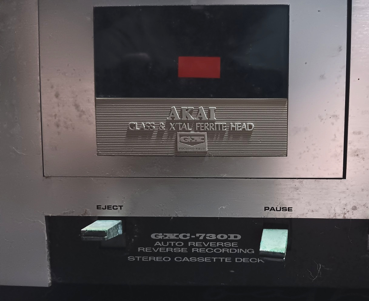 Vintage AKAI Cassette Deck Player Recorder GXC-730D Japan