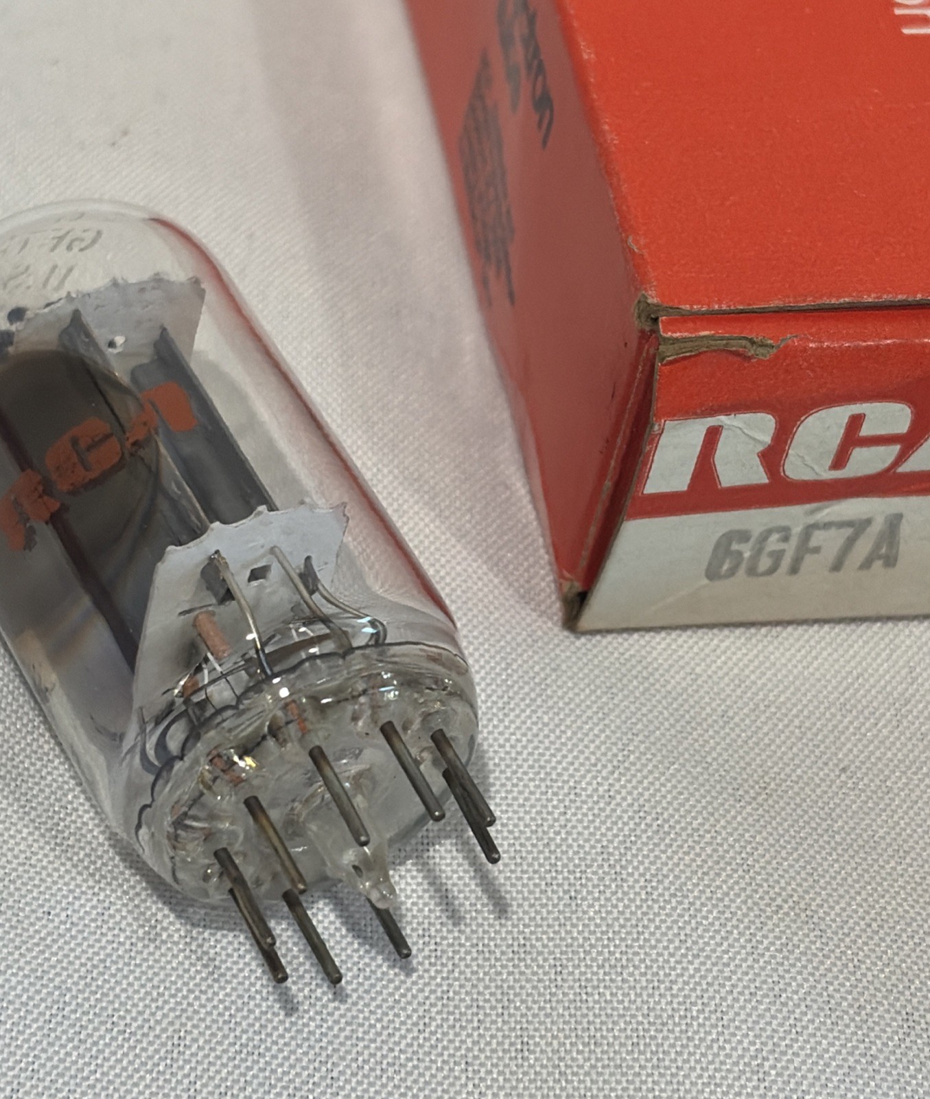 Lot of 3 RCA 6GF7A Electron Vacuum Tubes – UNTESTED – Vintage Boxed