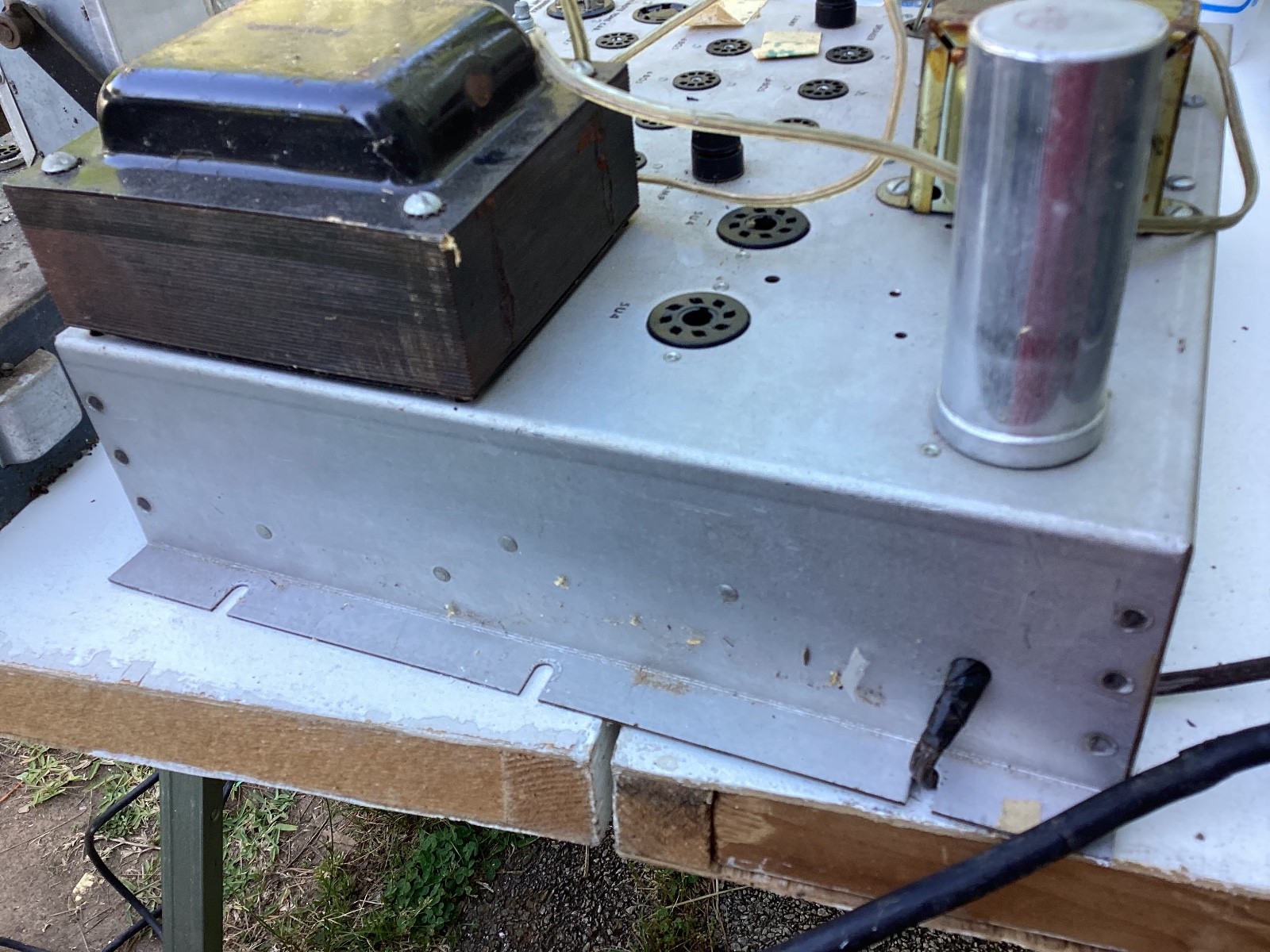 Vintage Hammond ? Organ Tube Amplifier As Is For Parts Lot 30