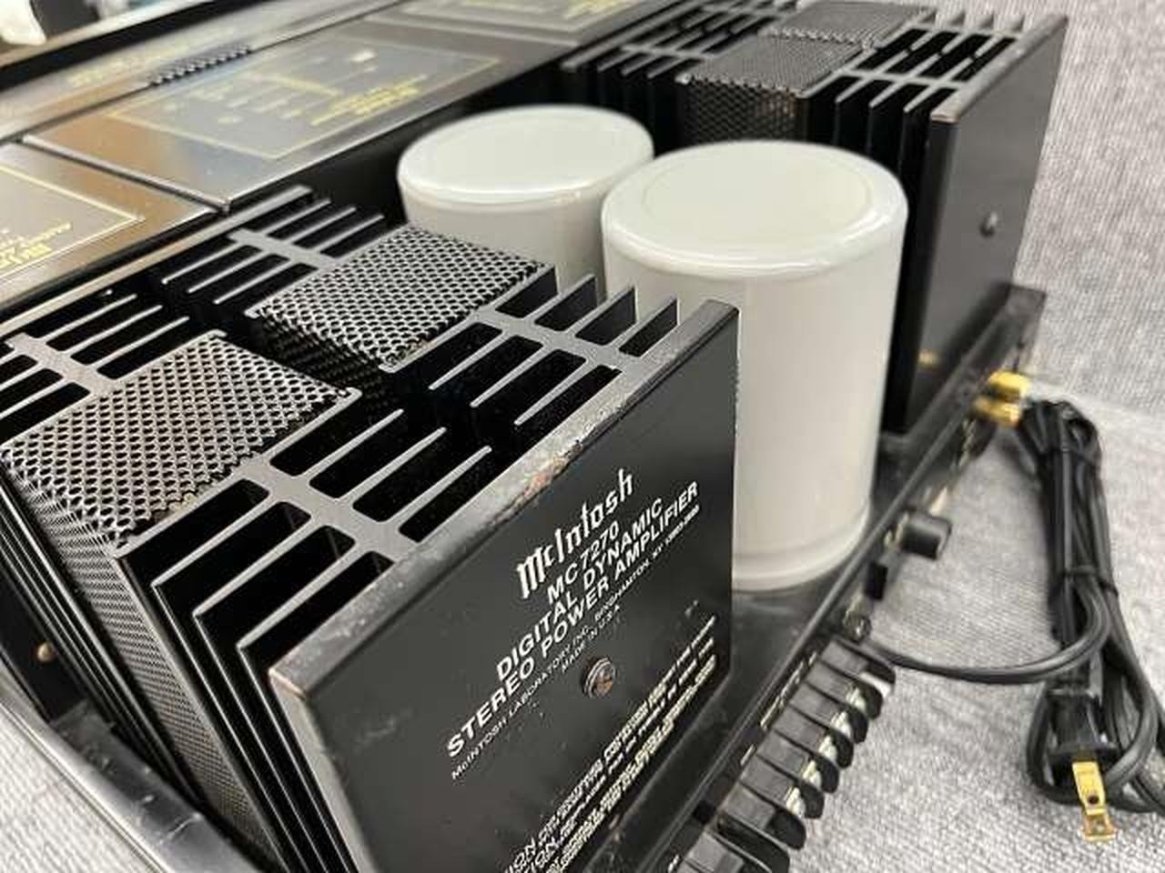 McIntosh MC7270 Stereo Power Amplifier 270WPC Blue Meter Tested Working USED