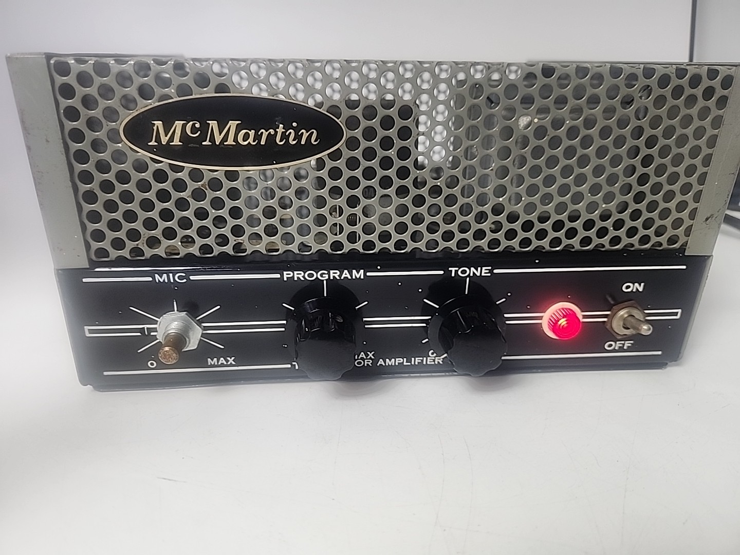 Vintage McMartin Commercial PA Amplifier Solid State 8W Mono Audio Tested