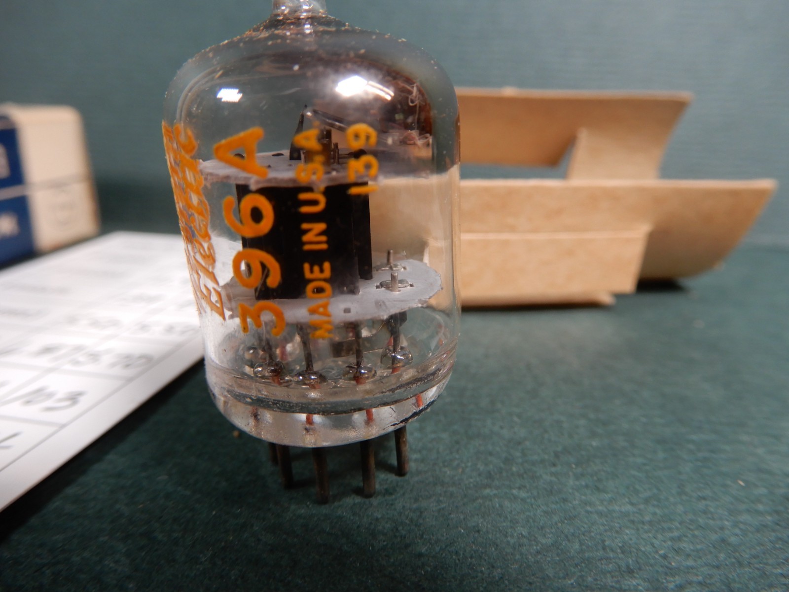 Western Electric 2C51 396A Vacuum Tube Amplitrex Tested 124/103% Gm