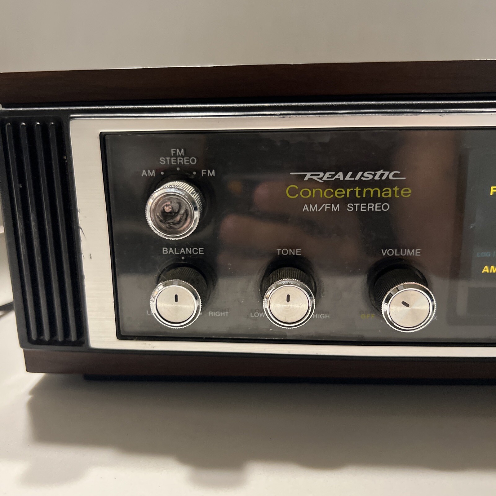 Realistic Concertmate AM/FM Stereo Radio 12-685 Vintage 1980 TESTED