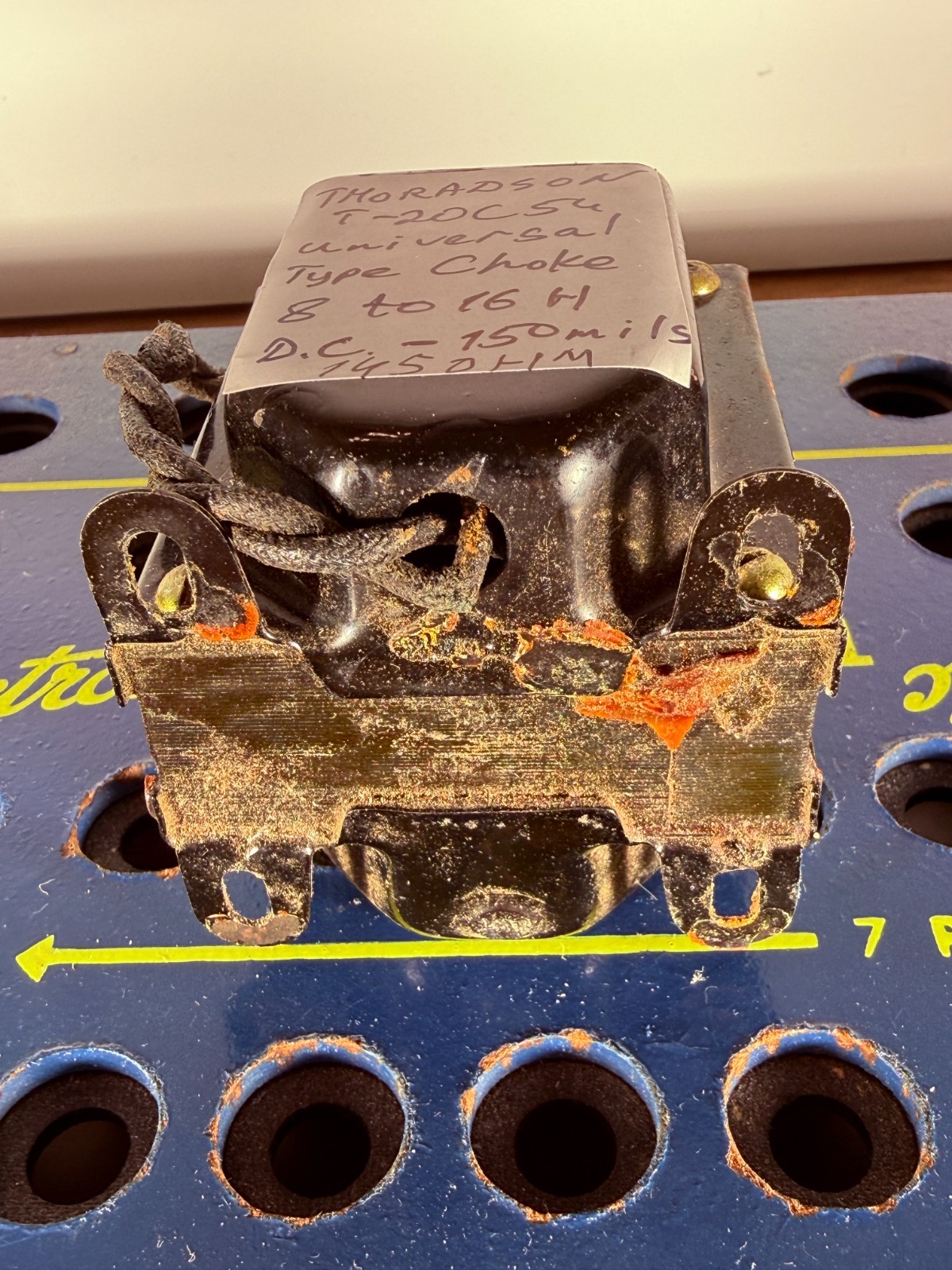 Universal Thordarson 8H to 16H 150mA DC Vintage Reactor Filter Choke Transformer