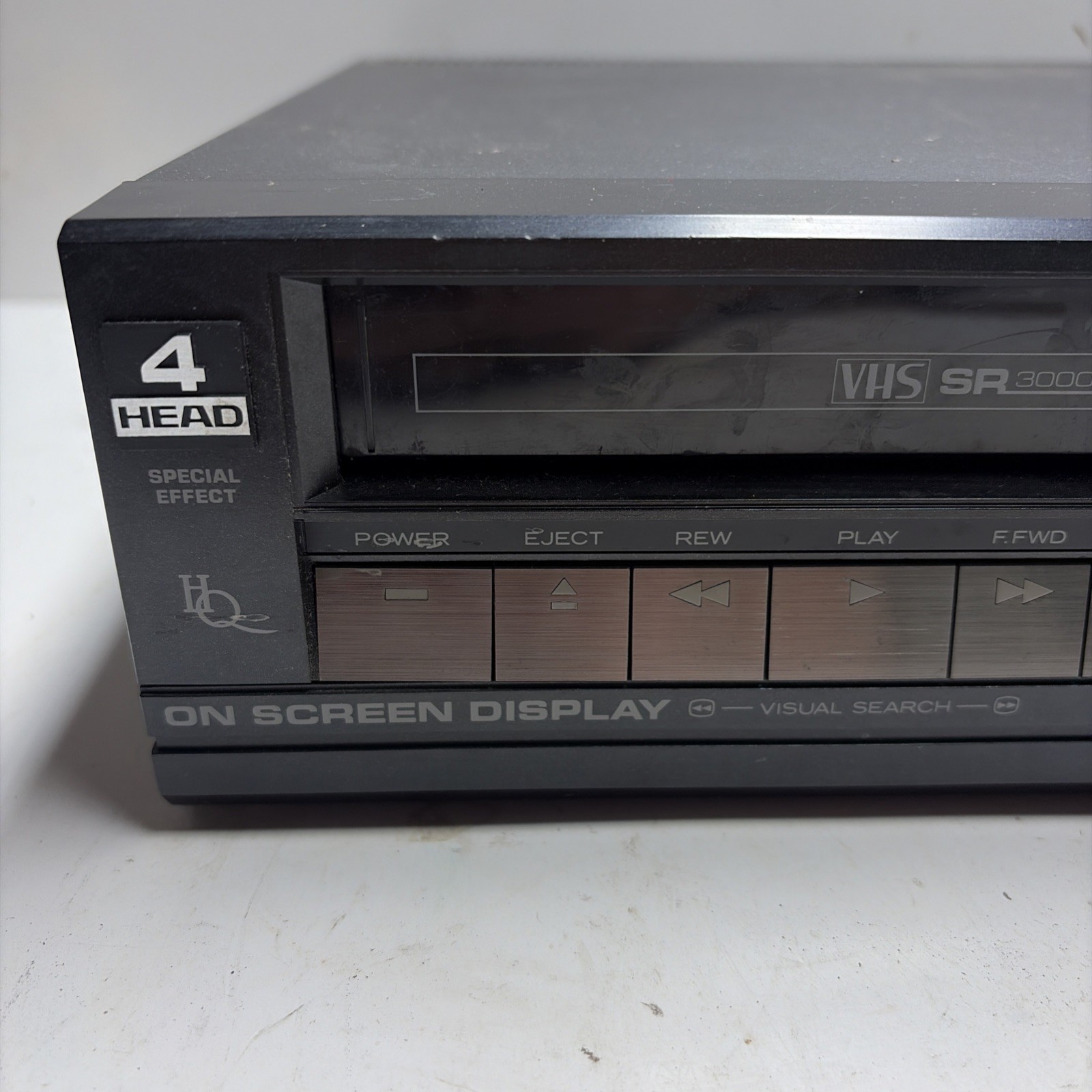 Vintage Sears VCR HQ Series 934 VHS Player Recorder w AV Cable Tested Working