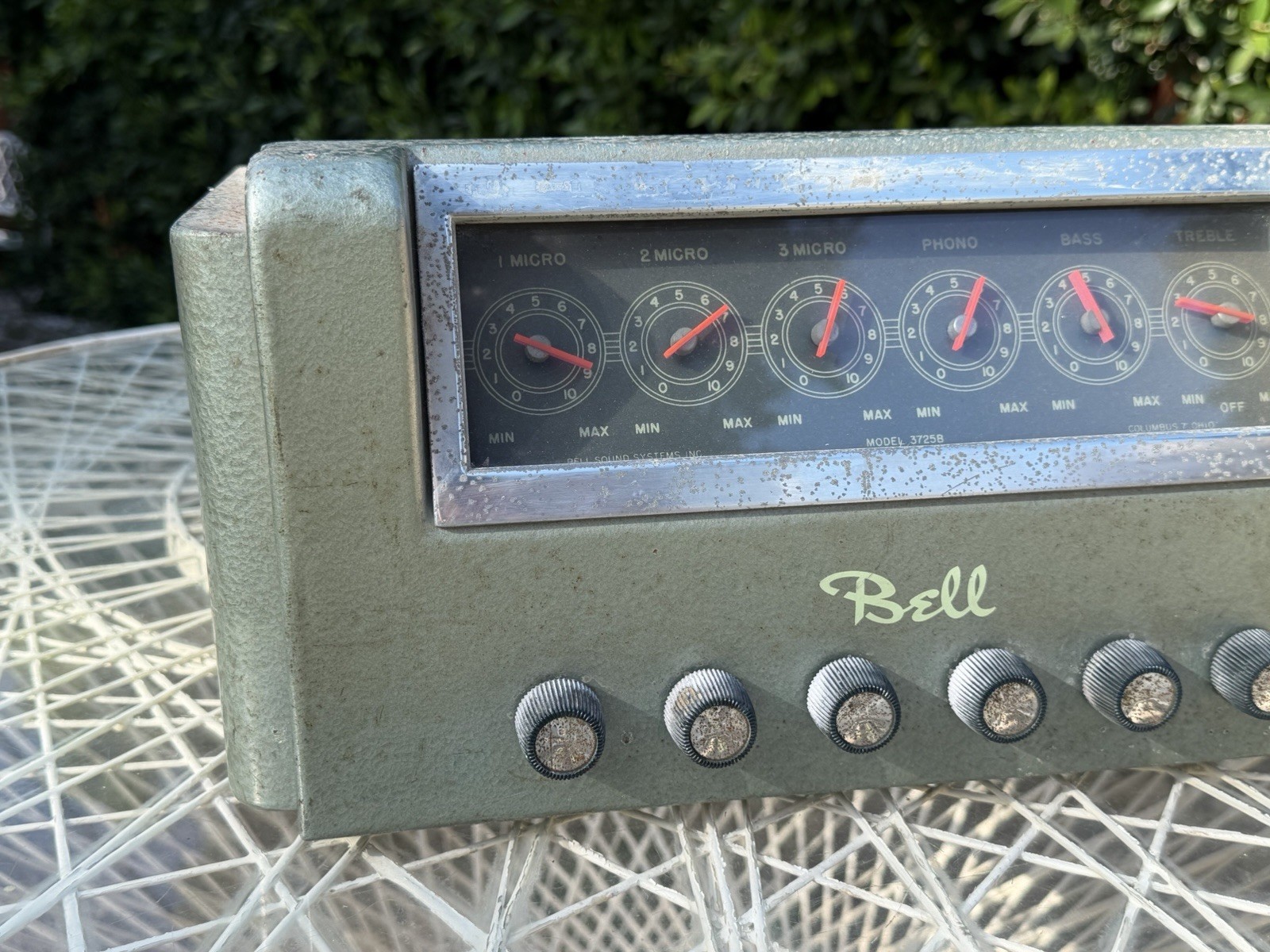 1950s Bell Sound Systems 3725B Vacuum Tube Amplifier PARTS/REPAIR