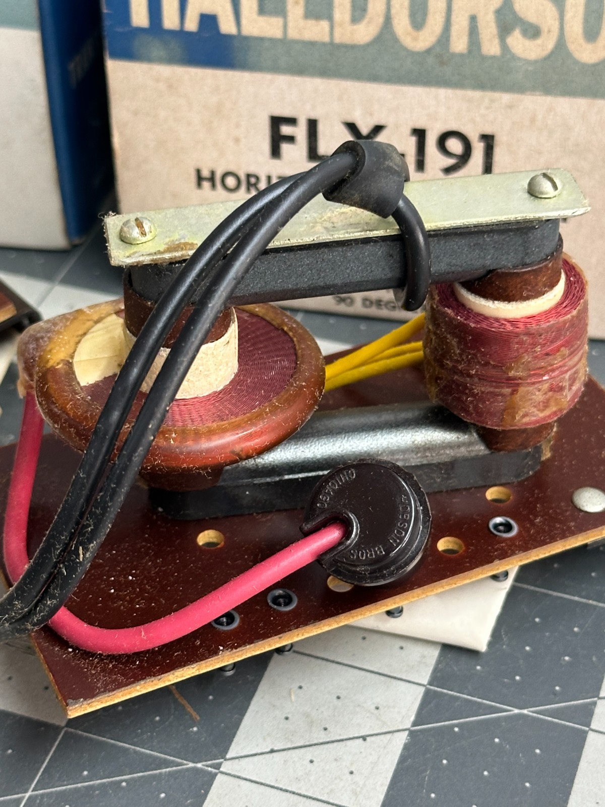 2-pack VINTAGE Halldorson Fly 191 Power Horizontal Output Transformer 90-degree