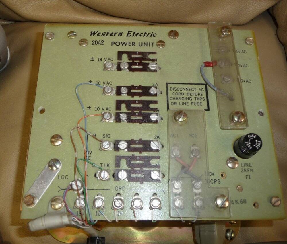 Vintage Bell System 20A2 Western Electric 20B2 Power Supply Read