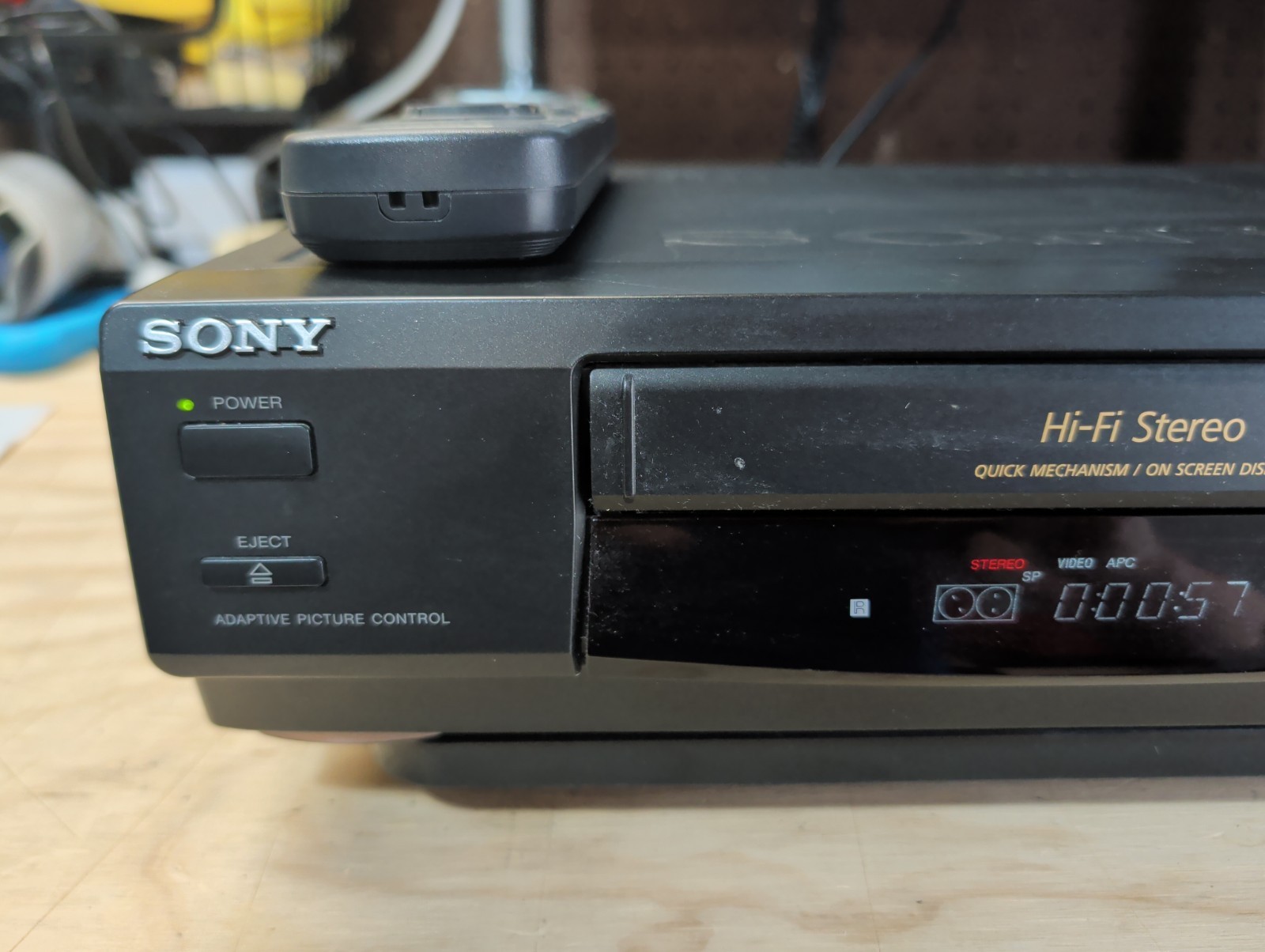 Sony VCR Model SLV-677HF VHS Player With Remote Tested Works