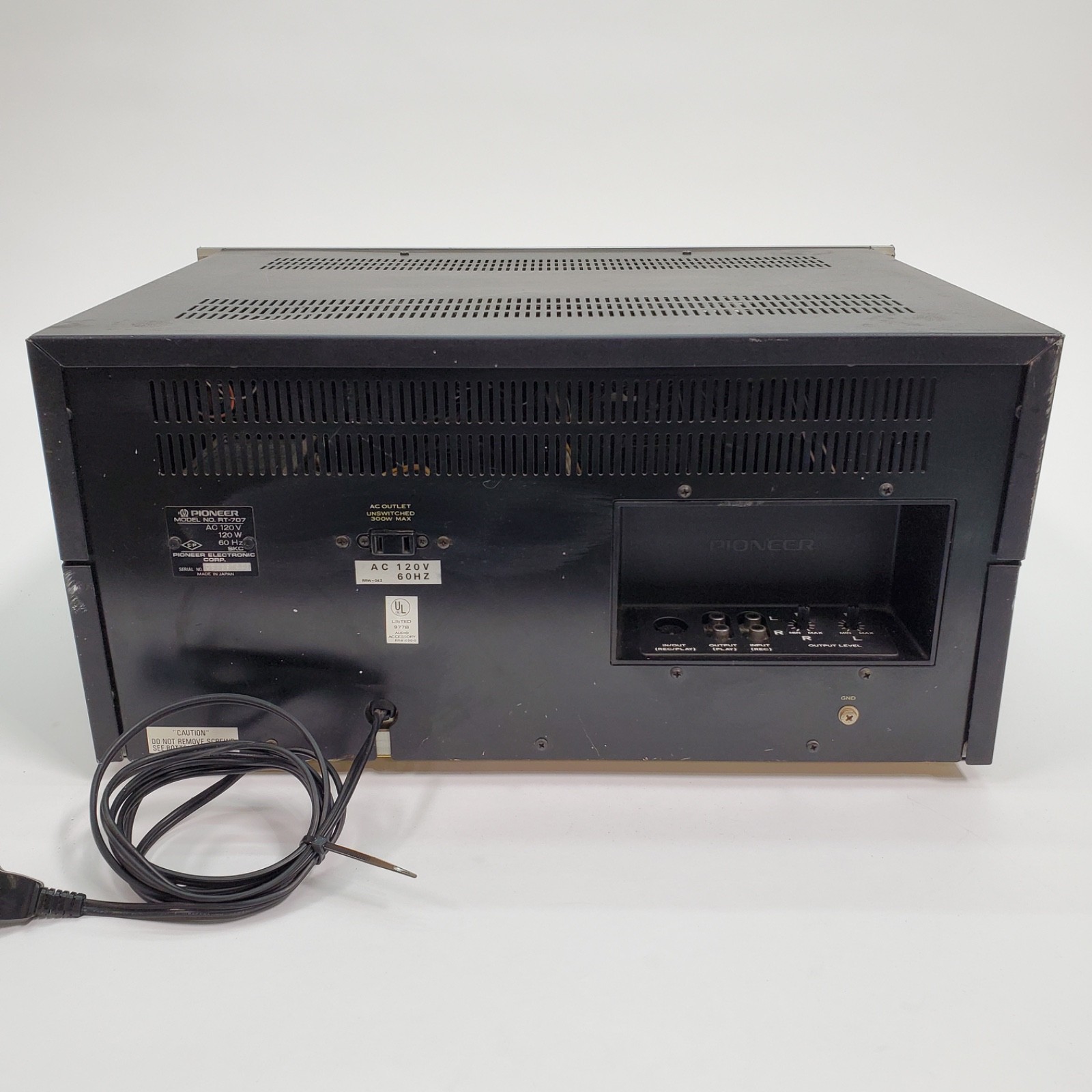 VTG Pioneer RT-707 Reel to Reel Tape Deck Auto Reverse Direct Drive Tested READ