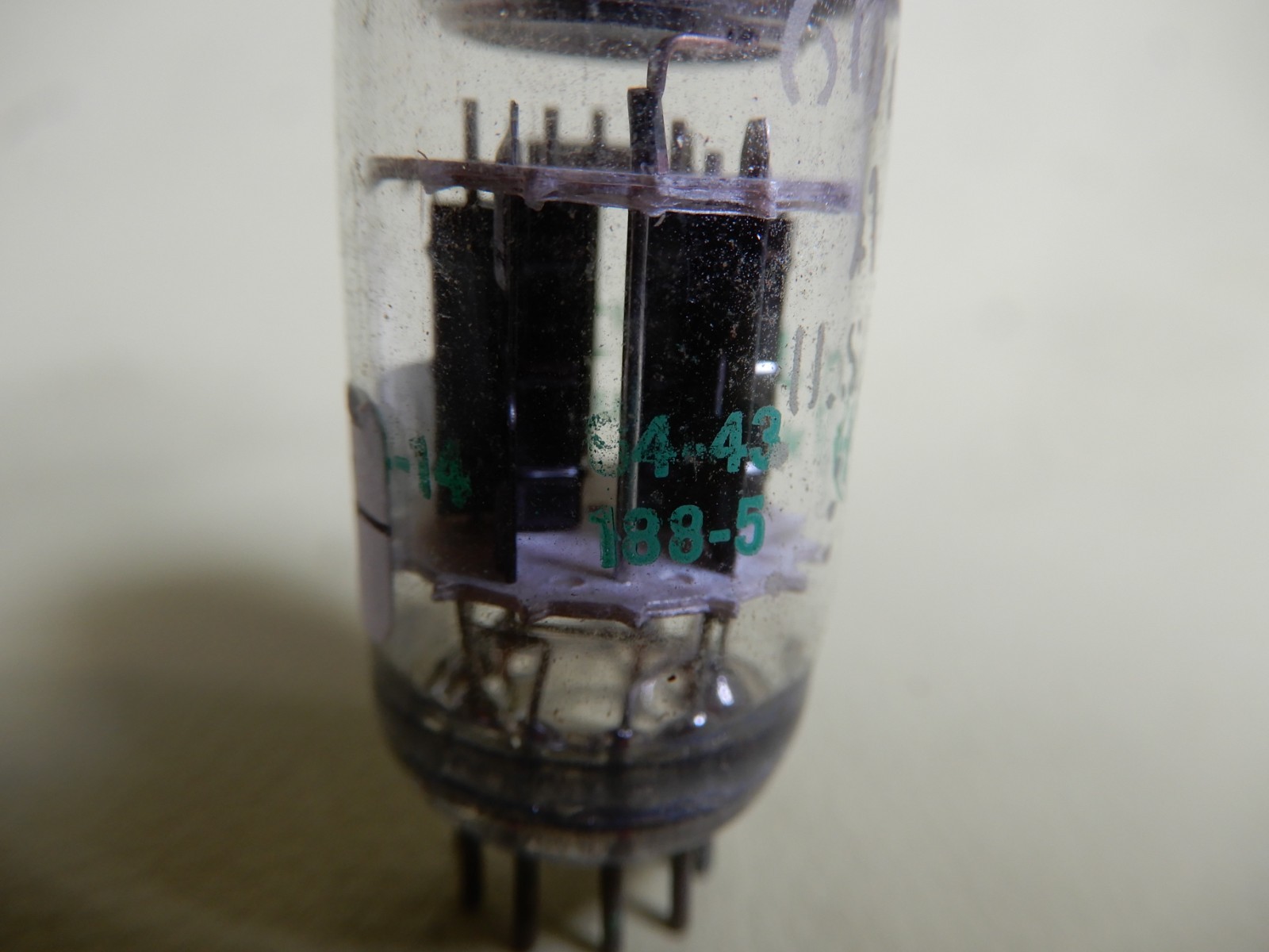 GE Beautiful Black Plate JG-6072A Vacuum Tube Amplitrex Tested 111/94% Gm
