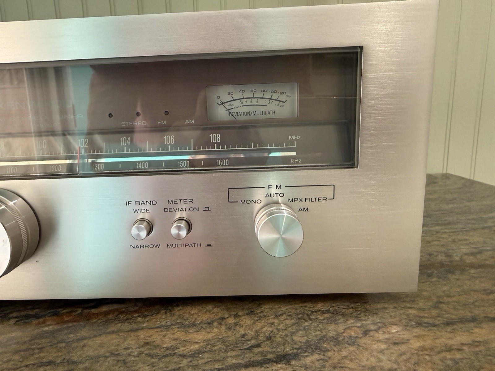 Vintage Kenwood KT-8300 Tuner Great Condition – Works Great!!! w/ Manual