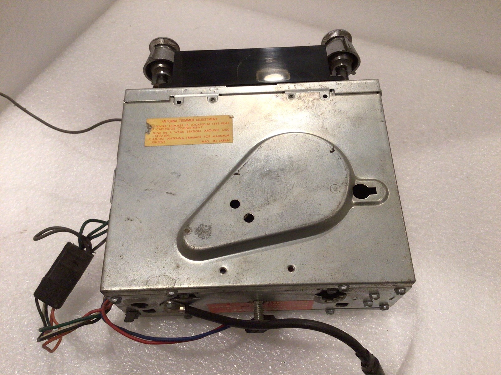 Vintage Boman Industries AM/FM Radio 8 Track Tape Player Model 194-8PB Untested