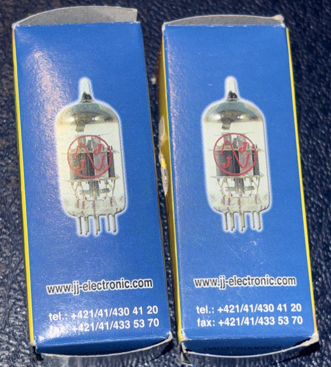 JJ 12AX7/ECC83S NOS Matched Pair Electronic Preamp Vacuum Tubes Guitar Amplifier