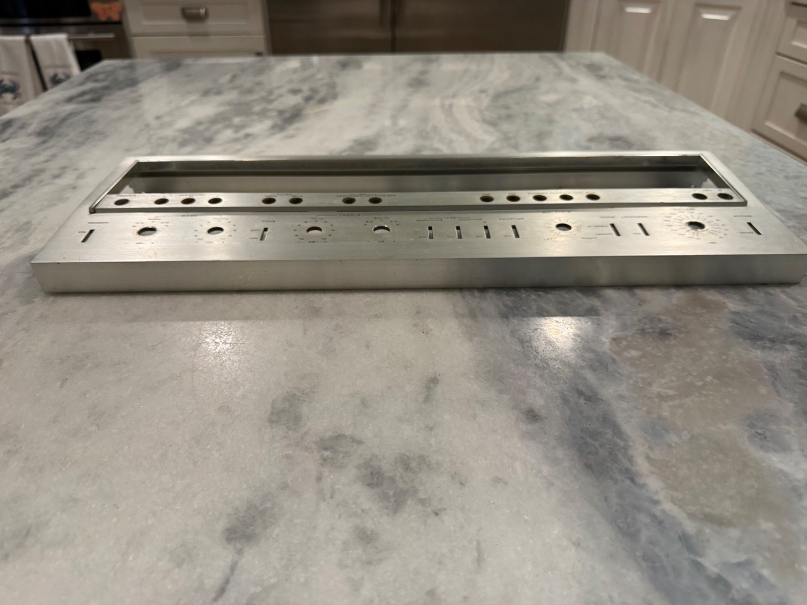 PIONEER SX-1250 PARTS OR REPAIR Faceplate No Glass Bent See Imagines Description
