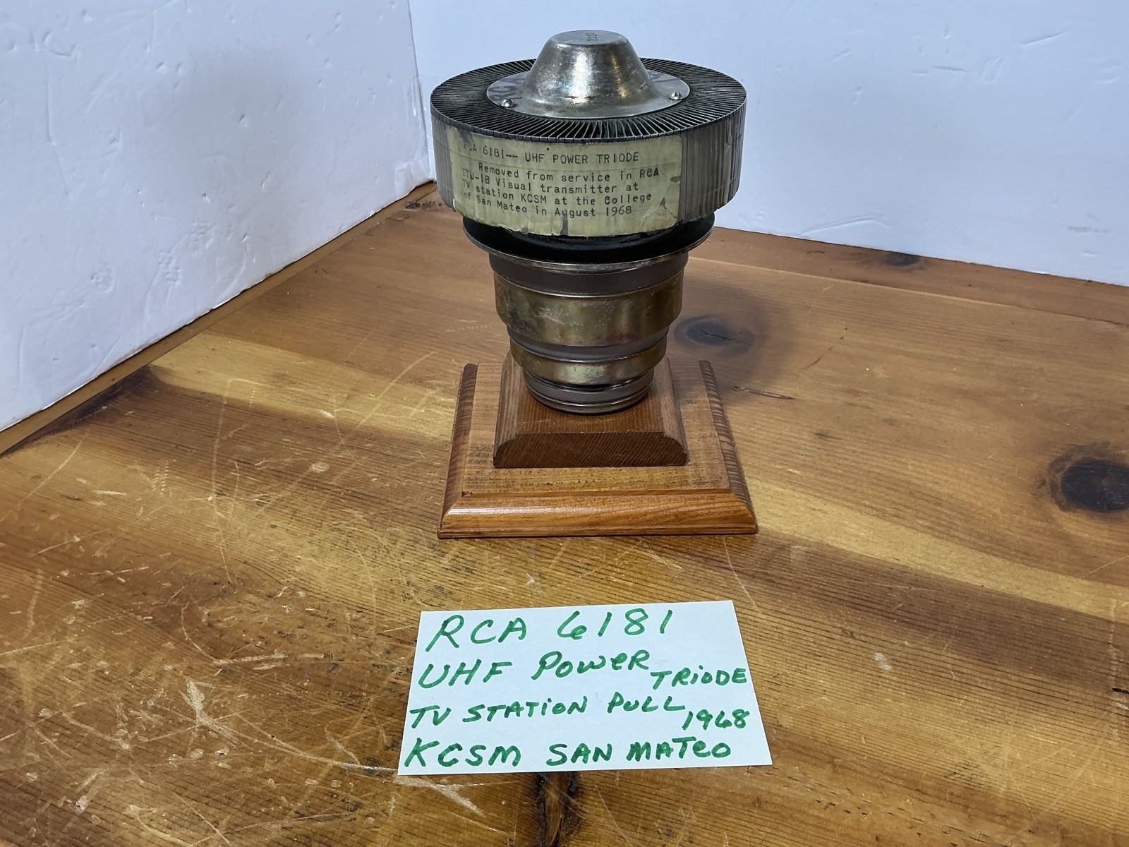 RCA 6181 Power TRANSMITTING Triode