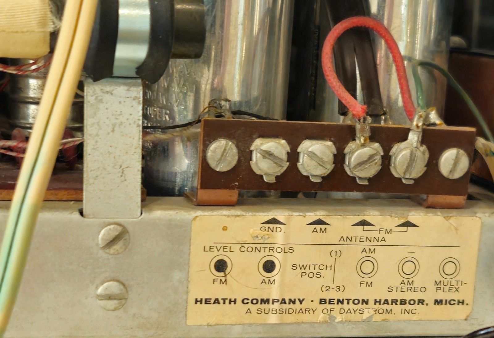 Vintage Heathkit PT-1 Tube AM/FM Tuner Tested Working Multiplex Output Hi-Fi