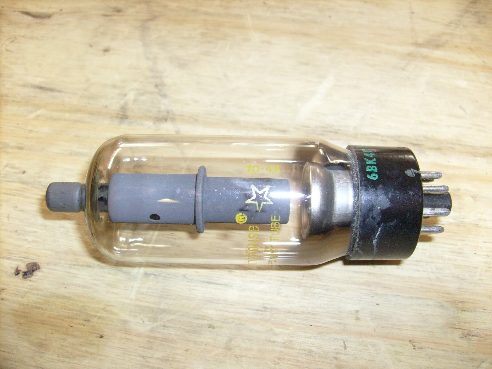 Westinghouse Electronic Tube TV 6BK4C / 6EL4A TESTED GOOD /s4