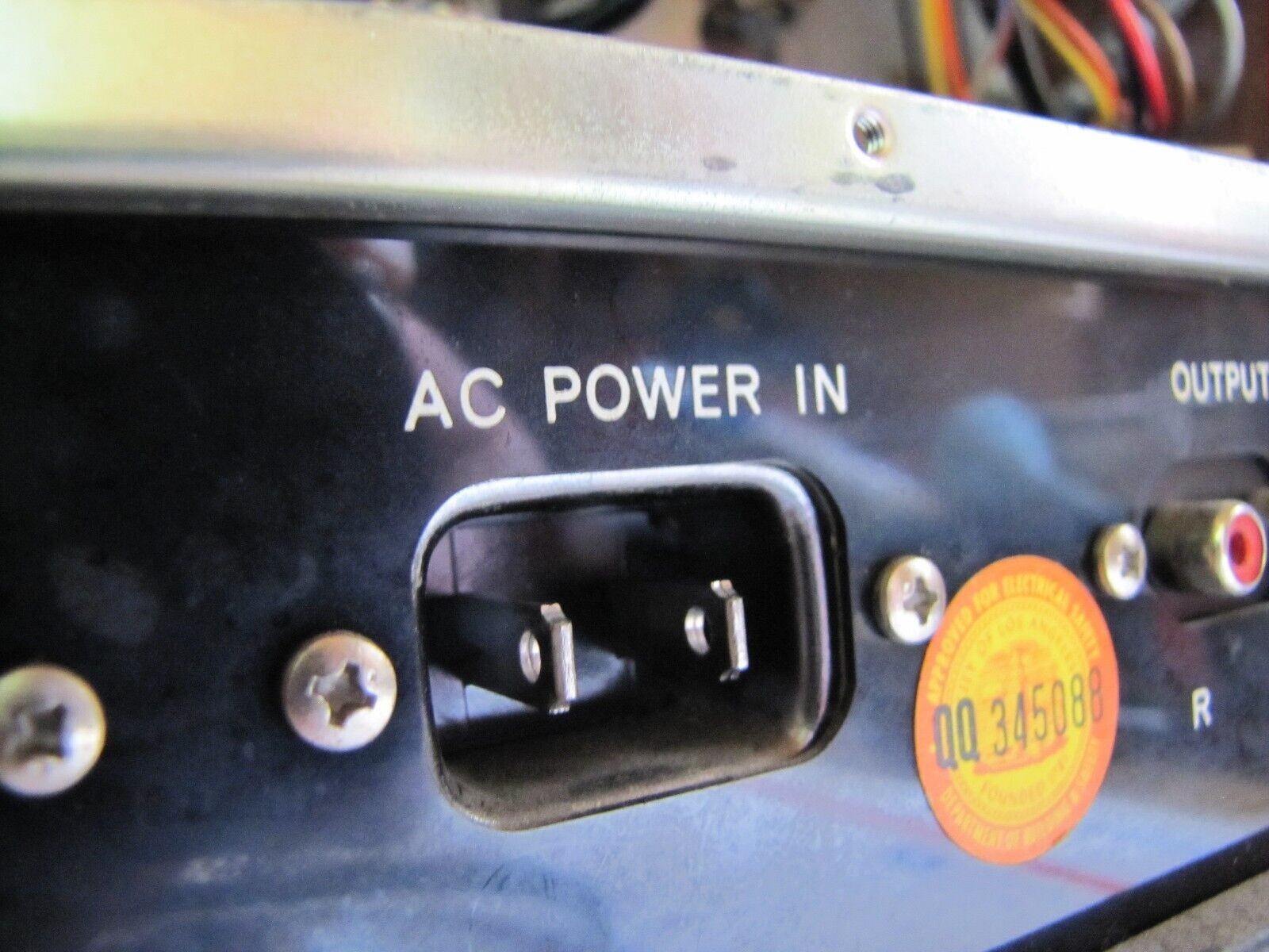 Reel to Reel Power Cord Commercial Grade Cable Replacement Teac Akai Pioneer 6′