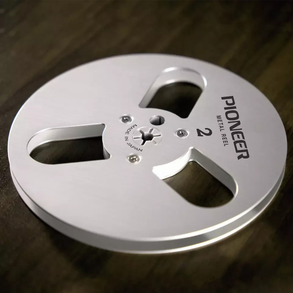 One Pair 7” Silver Pioneer Tape Reel For PR-100 PR-85 RT-909 707 tape recorder