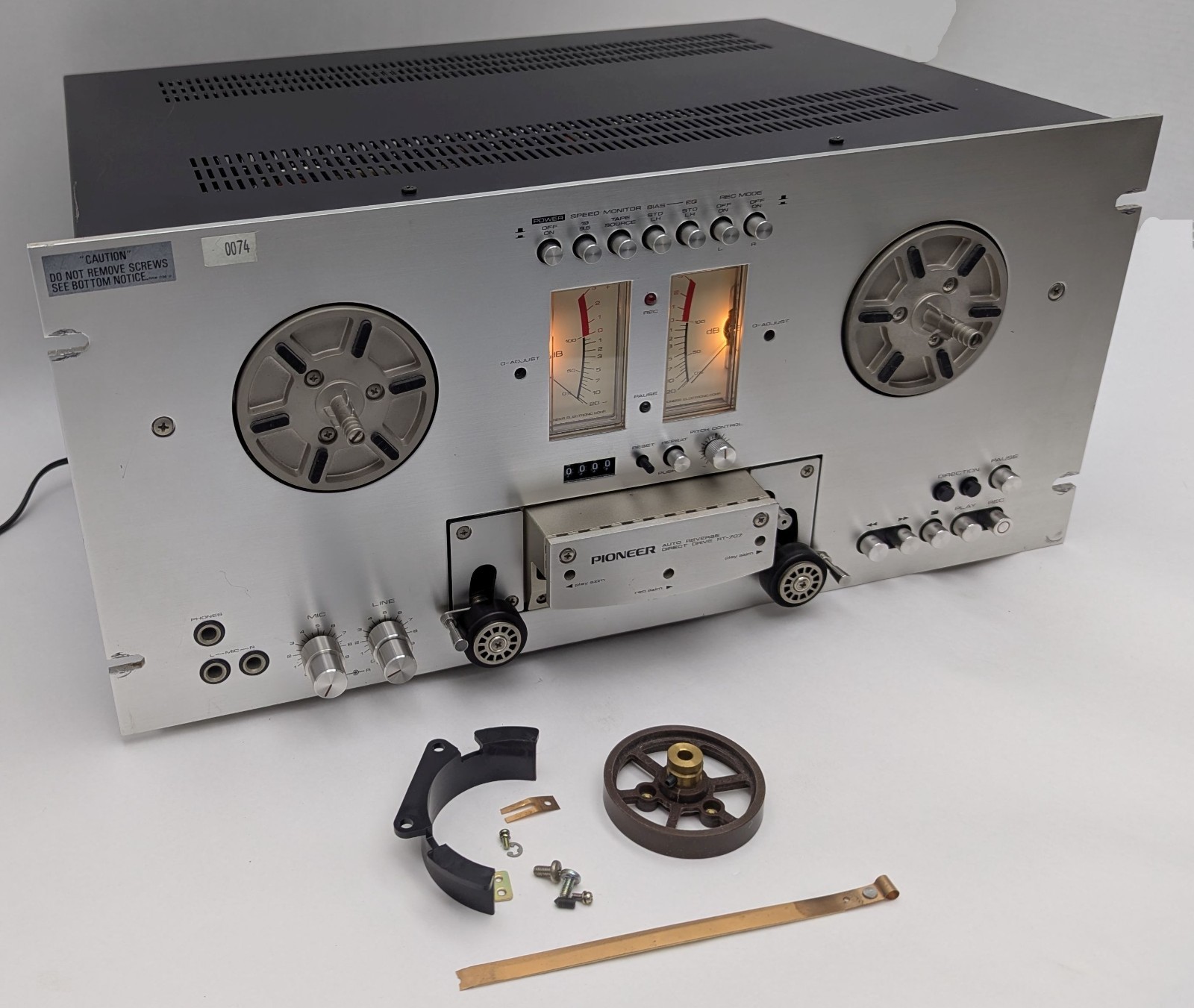 Vintage Pioneer RT-707 4-Track Stereo Reel to Reel Tape Deck Recorder – Serviced