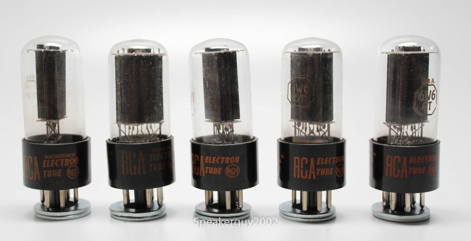 5X – RCA 6W6 GT Vacuum Tubes — RM1