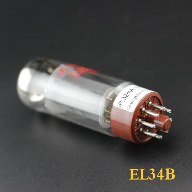 4PCS Shuguang EL34-B Electron Tube Paired Audio Vacuum Tube Replace 6CA7 tps
