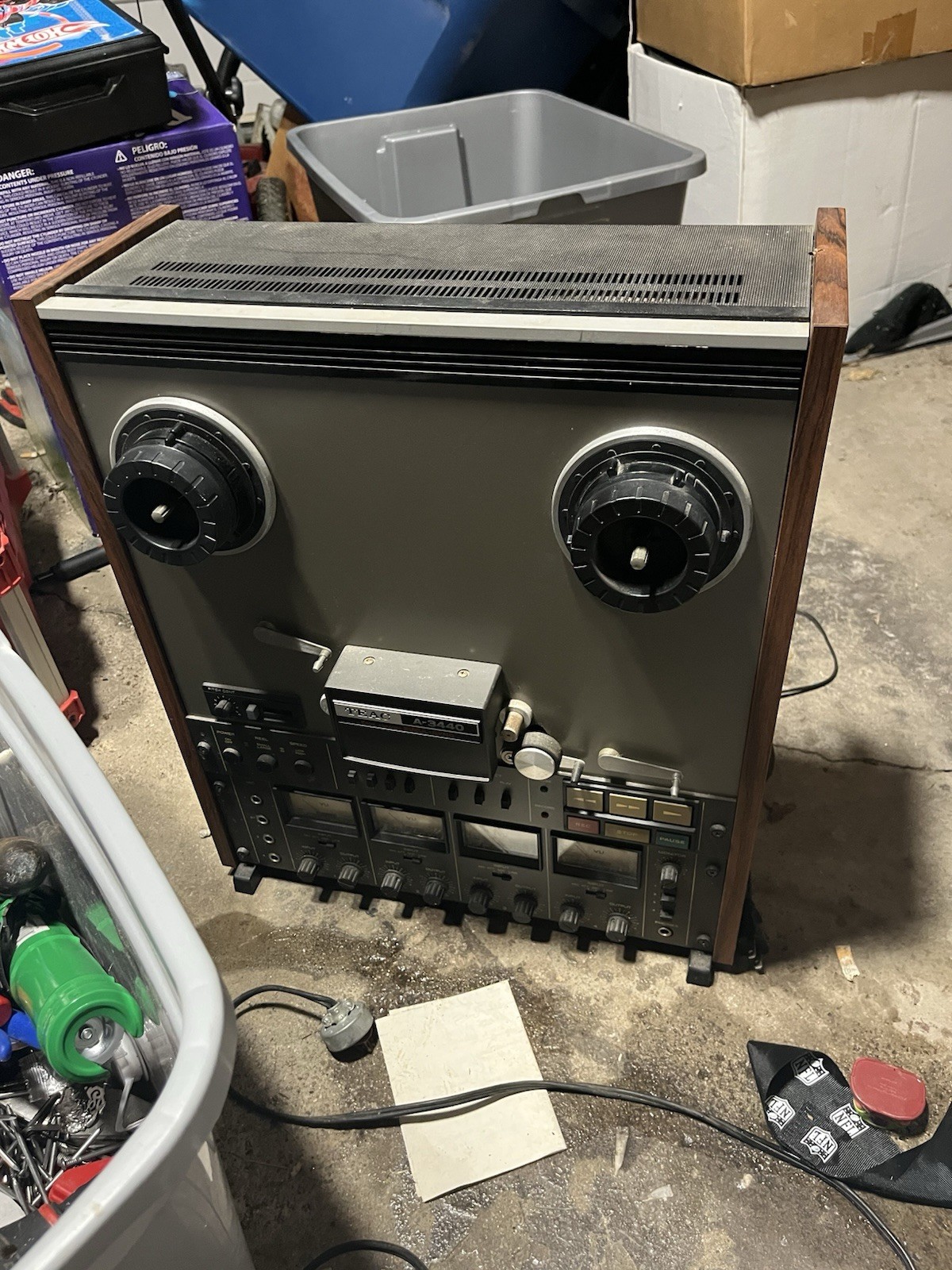 TEAC A-3440 Four Channel Simul-Sync Reel-to-Reel Tape Recorder