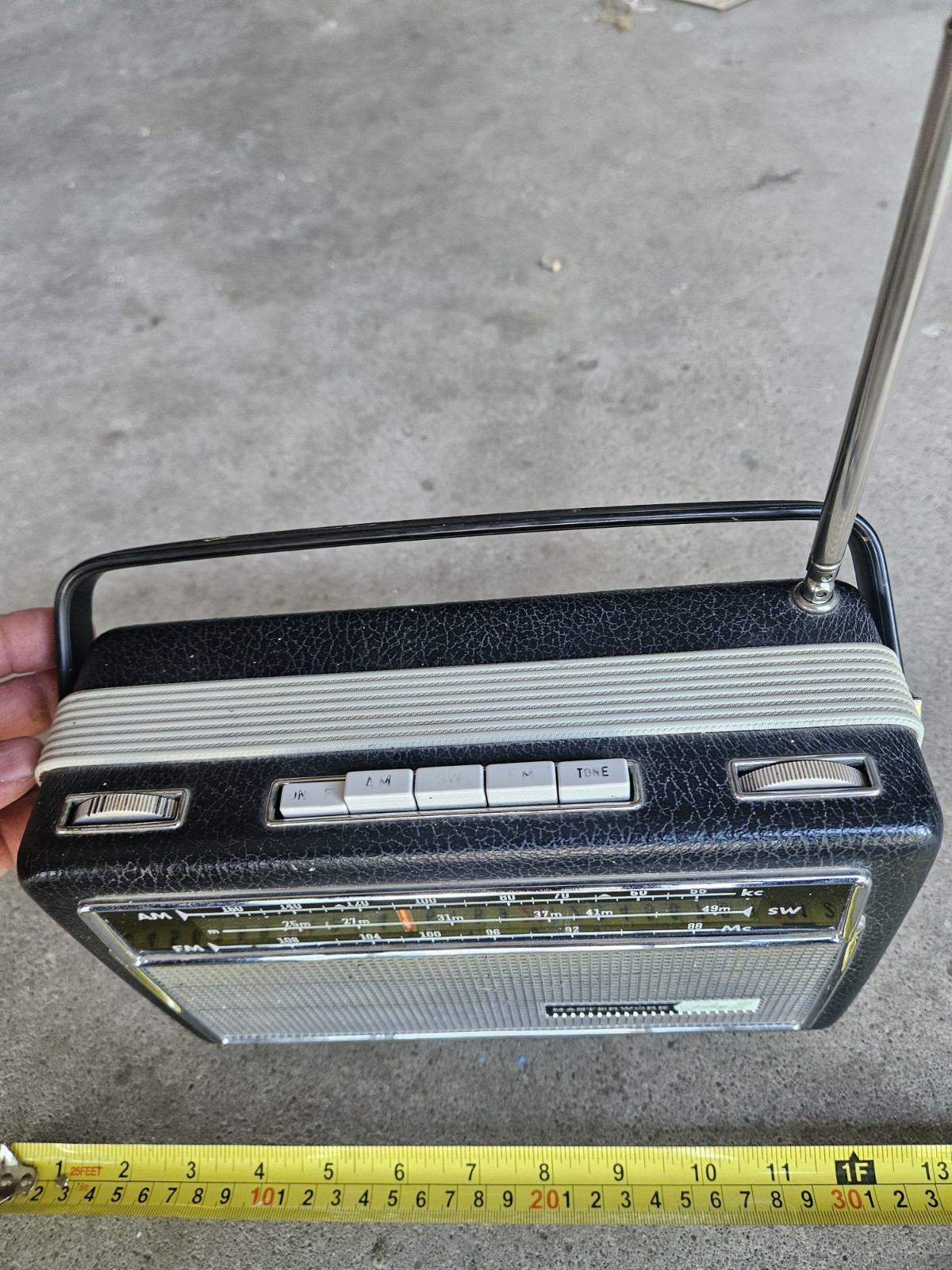 Vintage Masterwork Galaxy III Multi-Band Radio AM / FM / SW Portable – TESTED…